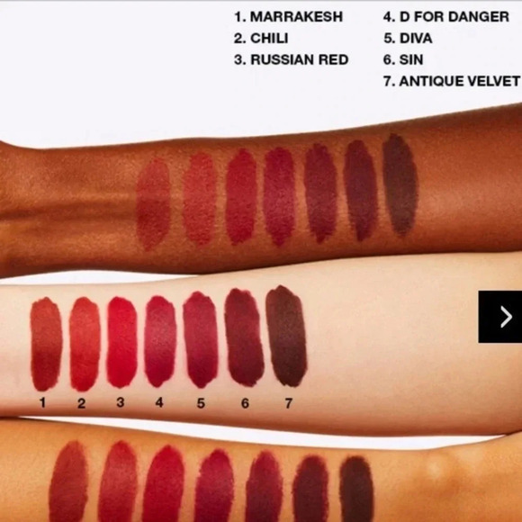 Makeup Mac matte lipstick bundle 602/630 chili/d is for danger - Picture 5 of 6